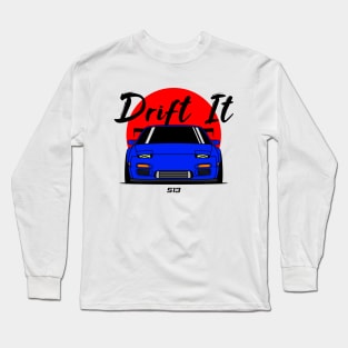 Blue S13 Front Long Sleeve T-Shirt